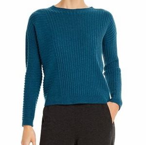 Eileen Fisher Ribbed Italian Cashmere Sweater